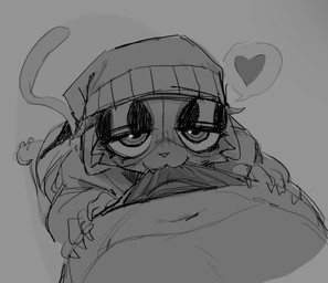 anthro beanie bedroom_eyes bulge claws clothed clothing duo eyeshadow female first_person_view half-closed_eyes hat headgear headwear heart_symbol hoodie imminent_sex kneeling looking_up lustful_gaze makeup male male/female male_human narrowed_eyes panties paws pulling_pants_down seductive smile smiling_at_viewer topless topwear underwear ponyzilla epic_games fortnite meow_skulls calico_cat domestic_cat felid feline felis human mammal