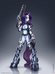 anthro anthrofied armor biped blue_eyes blue_eyeshadow clothing cuisse cutie_mark exosuit eyeshadow female futuristic futuristic_armor futuristic_clothing futuristic_gun futuristic_suit gauntlets gloves gun hair handwear horn machine makeup power_armor purple_hair ranged_weapon rifle sabatons science_fiction skinsuit solo spaulder standing text tight_clothing weapon vombavr friendship_is_magic hasbro my_little_pony mythology rarity_(mlp) equid equine mammal mythological_creature mythological_equine unicorn 2014 3:4 absurd_res english_description full-length_portrait hi_res portrait url