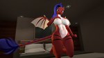 anthro bed female furniture inside kneeling looking_at_viewer membrane_(anatomy) membranous_wings nude on_bed solo tail wings soldierguy mythology ember_(emberstormfall) dragon mythological_creature mythological_scalie scalie 16:9 3d_(artwork) digital_media_(artwork) hi_res widescreen