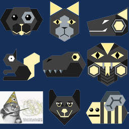 alternate_color ambiguous_gender e6ai facial_markings feral floppy_ears grey_body grey_markings group head_markings low_poly machine markings mascot muzzle_(marking) pointy_ears protogen_visor simple_background snake_hood solo tail text transparent_background yellow_eyes yellow_tail greycat8 d-glut e621 d'cobra_(d-glut) d-cat_(d-glut) d.rex_(d-glut) dedog_(d-glut) deprot_(d-glut) dhole_(d-glut) dsql_(d-glut) arthropod bee canid canine canis cobra dhole dinosaur domestic_cat domestic_dog felid feline felis hymenopteran insect mammal prehistoric_species protogen reptile rodent saurischian scalie sciurid snake theropod tree_squirrel tyrannosaurid tyrannosauroid tyrannosaurus tyrannosaurus_rex 1:1 absurd_res alpha_channel digital_media_(artwork) english_text flat_colors full-length_portrait headshot_portrait hi_res inkscape_(artwork) multiple_images portrait