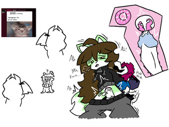 animal_mask anthro anthro_penetrated beak_mask belly big_zipper black_clothing black_jacket black_topwear blue_clothing blue_gloves blue_handwear bodily_fluids bottomwear bottomwear_down cervical_contact clitoris clothed clothed_anthro clothed_female clothed_male clothed_sex clothing cum cum_drip cum_from_vagina cum_in_uterus cum_in_vagina cum_inside cutaway dipstick_tail dripping duo emanata eyes_closed female female_anthro female_penetrated from_behind_position fur genital_fluids genitals gloves green_body green_fur grey_bottomwear grey_clothing grey_pants grey_sweatpants handwear heart_symbol humanoid_genitalia humanoid_penis humor impregnation internal internal_vaginal jacket magenta_hoodie male male/female male_penetrating male_penetrating_female markings mask moan ovum ovum_with_heart pants pants_down partially_clothed penetration penile penile_penetration penis penis_in_vagina question_mark sex sperm_cell squinted_eyes sweatpants tail tail_markings topwear uterus vaginal vaginal_penetration vulva white_belly wrist_grab gravel_pit_(artist) discord_(app) gravel_(gravel_pit) nova_(unsureumbra) animate_inanimate avian canid canine fox humanoid mammal hi_res meme sequence
