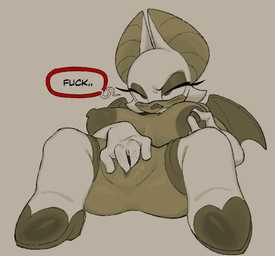 anthro areola bat_nose big_areola big_breasts big_ears boots breasts clothing eyelashes eyeshadow female fingering fingering_self footwear genitals gloves handwear legwear makeup masturbation membrane_(anatomy) membranous_wings nipple_fetish nipple_pinch nipple_play pinch shoes solo speech_bubble spread_legs spreading thigh_boots thigh_highs vaginal vaginal_fingering vulva wings unholy_rigatoni sega sonic_the_hedgehog_(series) rouge_the_bat bat mammal megabat hi_res