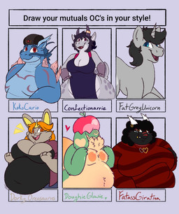 1_horn 2_horns anthro apple barbel_(anatomy) belly big_belly big_breasts biped black_body black_hair blue_body blue_scales breasts cleaning cleavage closed_smile clothed clothed_anthro clothed_female clothing excited female female_anthro feral flesh_whiskers food fruit fur green_body green_fur grey_body grey_fur grey_horn grey_scales group hair happy hat headgear headwear heart_(marking) heart_necklace horn horn_jewelry horn_ring jewelry leotard male male_anthro male_feral markings moobs mouth_closed navel_outline obese obese_anthro obese_female obese_male orange_eyes orange_hair overweight overweight_anthro overweight_female overweight_male pattern_clothing pattern_sweater pattern_topwear plant purple_clothing purple_leotard quadruped rabbit_ears red_clothing red_eyes red_heart red_sweater red_topwear ring_(jewelry) scales smile striped_clothing striped_sweater striped_topwear stripes sweater thick_thighs topwear unicorn_horn ushanka yellow_emanata strawberrymilkdog mythology nintendo pokemon appletun cinderace dragon equid equine generation_8_pokemon horse kobold mammal mythological_creature mythological_equine mythological_scalie pokemon_(species) pony scalie shiny_pokemon unicorn character_request hi_res