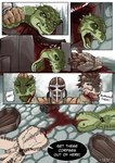 anthro argonian armor axe balls baroque_(artist) bdsm bethesda_game_studios blood bodily_fluids bound breasts brother_(lore) brother_and_sister_(lore) chopping_block coffin comic corpse death decapitation deeja execution executioner female female_death forced genitals glans gore gore_focus green_body green_scales group hands_tied headgear headless hi_res human humanoid_genitalia humanoid_penis imminent_death jaree-ra male male_death mammal microsoft multicolored_body multicolored_scales nipples nude nude_anthro nude_female nude_male penis prisoner punishment restrained restraints rope scales scalie sibling_(lore) sister_(lore) skyrim snuff the_elder_scrolls wrists_tied