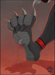 anthro crush feet gore macro male male/male micro solo trampling shiraclawr mythology dragon mammal mouse murid murine mythological_creature mythological_scalie rodent scalie