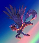 eyebrows eyelashes feathered_wings feathers female feral fur hair hooves smile solo wings hauringu hasbro my_little_pony mythology equid equine hybrid mammal mythological_creature mythological_equine pegasus 2022 digital_media_(artwork)