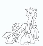 2013 3mangos applejack_(mlp) balls black_and_white blush cum cum_on_balls cutie_mark dickgirl duo equine female feral freckles friendship_is_magic hair half-closed_eyes horse intersex long_hair monochrome my_little_pony pegasus penis pony rainbow_dash_(mlp) sex standing sweat wings
Rating: Explicit
Score: 10
User: lemongrab
Date: September 21, 2013