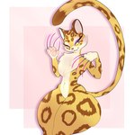 anthro barely_visible_genitalia barely_visible_pussy bedroom_eyes bottom_heavy brown_body brown_fur brown_nose brown_spots cheek_tuft chest_tuft claws dipstick_tail eyelashes facial_tuft fangs female front_view fur genitals huge_hips huge_thighs long_claws markings narrowed_eyes navel nude pawpads pink_background purple_claws purple_eyes pussy seductive simple_background smile solo spots tail tail_markings teeth thick_thighs tuft white_background white_body white_fur wide_hips yellow_body yellow_fur yellow_sclera safaia kirby_(series) nintendo clawroline felid leopard mammal pantherine 1:1 absurd_res hi_res