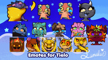 anthro aqua_body band-aid bandage bandage_on_face bioluminescence blue_body blush brown_body claws coin coral_body cross-popping_vein emote emoticon female fire floppy_ears gem glowing gold_(metal) gold_body gold_coin grey_body horn loading_spinner lure_(anatomy) male markings nude open_mouth orange_body pink_body purple_body red_body shaking simple_background smile tail text tongue wings yellow_body lunalaimoonglow mythology vtuber tielo aquatic aquatic_kobold dragon kobold mythological_creature mythological_scalie scalie 16:9 2d_animation animated artist_name colored digital_drawing_(artwork) digital_media_(artwork) english_text frame_by_frame hi_res loop no_sound shaded signature widescreen