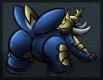 big_butt bubble_butt butt feral looking_at_viewer male presenting presenting_hindquarters rear_view simple_background solo teasing tongue tongue_out gooeythedragon nintendo pokemon sethelin generation_5_pokemon mammal marine pinniped pokemon_(species) samurott 2017