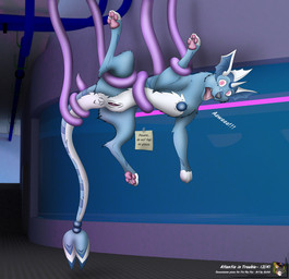 animal_genitalia atlantis butt feral forced genital_slit genitals laboratory male paws rape sex solo spread_legs spreading tentacle_rape tentacle_sex tentacles text srfx18 nintendo pokemon fin_the_fox english_text hi_res