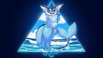 16:9 2022 anthro areola big_areola big_breasts black_sclera blep blue_areola blue_body blue_nipples bottomless breasts clothed clothing cloud day dripping_wet eeveelution feet_in_water female fin generation_1_pokemon genitals gesture hand_gesture hi_res kawfee looking_at_viewer mostly_nude nintendo nipples outside paws pokemon pokemon_(species) pussy sea shirt shirt_only simple_background sky solo standing tail tongue tongue_out topwear topwear_only translucent translucent_clothing translucent_shirt translucent_topwear v_sign vaporeon water white_eyes widescreen