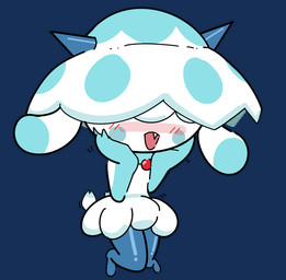 2_tails ambiguous_gender blush fangs floppy_ears flustered glistening glistening_body glistening_skin hidden_eyes horn multi_tail shaking simple_background solo tail teeth transparent_background booleanfreeze palworld pocketpair animal_humanoid aquatic aquatic_humanoid cnidarian cnidarian_humanoid humanoid jellroy jellyfish jellyfish_humanoid medusozoan medusozoan_humanoid pal_(species) alpha_channel digital_drawing_(artwork) digital_media_(artwork)