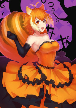 armwear ball_gown big_breasts breasts brown_eyes brown_hair cemetery cleavage clothed clothing cross dress elbow_gloves female gloves hair handwear holidays looking_at_viewer open_mouth smile solo purinnssu arc_system_works blazblue halloween makoto_nanaya animal_humanoid humanoid mammal mammal_humanoid rodent rodent_humanoid sciurid sciurid_humanoid tree_squirrel tree_squirrel_humanoid digital_media_(artwork)