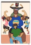 2023 4_toes 5_fingers accessory among_us anthro arm_flex baseball_cap big_breasts black_body black_fur black_nose blue_eyes bottomwear bow_ribbon breasts brother_(lore) brother_and_sister_(lore) brown_body brown_eyes brown_fur canid canine canis carrying_another child claws clothed clothing confident crewmate_(among_us) crocs daniel_porter daniel_porter_jr. daughter_(lore) denim denim_bottomwear denim_clothing digit_ring digital_media_(artwork) dobermann domestic_dog family family_photo father_(lore) father_and_child_(lore) father_and_daughter_(lore) father_and_son_(lore) feet female finger_claws finger_ring fingers flag_clothing flexing flip_flops footwear fur furniture gloves_(marking) good_parenting grin group hair_accessory hair_bow hair_ribbon hanging_by_arms hanging_on_arm happy hat headgear headwear hi_res hindpaw huge_breasts humanoid_hands husband_and_wife innersloth jeans jewelry kansas leg_markings looking_at_viewer male male/female mammal markings married_couple mother_(lore) mother_and_child_(lore) mother_and_daughter_(lore) mother_and_son_(lore) multicolored_body multicolored_fur muscular muscular_anthro muscular_female nascar on_shoulders open_mouth open_smile pants parent_(lore) parent_and_child_(lore) parent_and_daughter_(lore) parent_and_son_(lore) paws pink_nose pinscher posing_for_picture ribbons ring roly rosemary_porter samantha_porter sandals shirt shoes shorts sibling_(lore) signature sister_(lore) sisters_(lore) sitting sitting_on_another sitting_on_shoulders skirt slice_of_life smile smirk smug socks_(marking) son_(lore) stool t-shirt teeth toe_claws toes tongue topwear tracy_porter twins_(lore) two_tone_body two_tone_fur vest wedding_ring young
