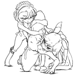 amphibian anthro blush cunnilingus female flat_chested frog lagomorph lesbian long_tongue nipples open_mouth oral oral_sex rabbit sex sonicboom53 tongue tongue_out vaginal
Rating: Explicit
Score: 1
User: Robinebra
Date: July 27, 2013