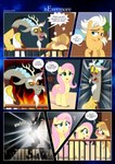 absurd_res alice_goldenfeather_(estories) anthro blush blushing_profusely border bright_light brother_(lore) brother_and_sister_(lore) chimera cocky cutie_mark dialogue discord_(mlp) draconequus ears_down ears_up earth_pony embarrasment embarrassed english_text equid equine estories eyebrows fable_(estories) feathered_wings feathers female feral fluttershy_(mlp) friendship_is_magic group hasbro hi_res horse magic male mammal my_little_pony mythological_creature mythological_equine mythology not_what_it_looks_like pegasus pivoted_ears pony question_mark raised_eyebrow sibling_(lore) silhouette silhouetted_body sister_(lore) teleportation text white_border white_light wings yellow_body yellow_feathers yellow_wings