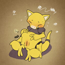 anthro anus blush blush_lines bodily_fluids egg egg_in_vagina feet female genital_fluids genitals holding_egg holding_object navel nude outie_navel oviposition pokemon_egg pregnant solo sweat sweatdrop vaginal_fluids vaginal_oviposition vulva yellow_body argon_vile nintendo pokemon abra generation_1_pokemon mammal pokemon_(species) 1:1 hi_res