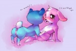 anus blue_body blue_fur bodily_fluids duo female female/female feral fisting fur genital_fluids genitals penetration pink_body pink_fur pussy semi-anthro sex spread_legs spreading vaginal vaginal_fisting vaginal_fluids vaginal_penetration zanthu animal_crossing nintendo bluebear_(animal_crossing) cookie_(animal_crossing) bear canid canine canis domestic_dog mammal 2012