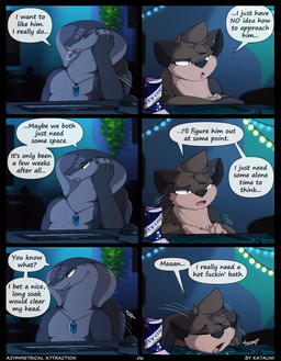 anthro clothed clothing dialogue duo fur male motion_lines open_mouth piercing scales science_fiction sigh simple_background smile snake_hood speech_bubble text topless topless_male katauni alter_(katauni) ahryn_kymarka iza_teoke cobra mammal mustelid musteline reptile scalie snake true_musteline weasel absurd_res comic digital_media_(artwork) english_text hi_res