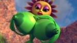 areola big_breasts breasts depth_of_field erect_nipples female flower huge_breasts nipples not_furry plant solo sunflower nitro conker's_bad_fur_day rareware miss_sunflower elemental_creature elemental_humanoid flora_fauna flower_creature flower_humanoid humanoid plant_humanoid 2014 3d_(artwork) digital_media_(artwork)