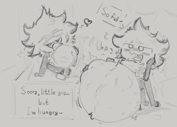 abdomen_vore abdominal_bulge arthropod_abdomen belly big_belly digestion feral forced male oral_vore solo unusual_vore unwilling_prey vore badartist arachnid arthropod insect spider hi_res