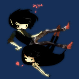 >_< alternative_fashion blush_emoticon duo emoticon eye_contact eyes_closed female flying goth heart_reaction heart_symbol looking_at_another male male/female not_furry simple_background smile transparent_background katzenmew adventure_time cartoon_network fionna_and_cake_(franchise) marceline_abadeer marshall_lee demon humanoid vampire 1:1 alpha_channel