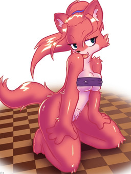 2010 anthro black_nose blue_eyes breasts canine erect_nipples female fur hair kneeling long_hair mammal nipples open_mouth pubes pussy red_fur red_hair sitting solo white_fur 解凍
Rating: Explicit
Score: 3
User: Finchmaster
Date: March 05, 2014