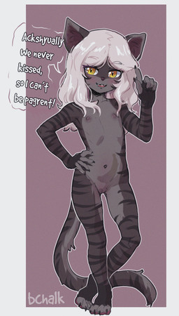 4_toes 5_fingers anthro areola arm_markings biped black_body black_claws black_feet black_fur black_hands black_markings black_stripes blush blush_lines blushing_at_viewer border butt claws countershade_face countershade_fur countershade_legs countershade_neck countershade_tail countershade_torso countershading cute_fangs dipstick_ears ear_markings early_pregnancy eyebrow_through_hair eyebrows facial_markings fangs feet female female_anthro finger_claws fingerless_(marking) fingerless_gloves_(marking) fingers flat_chested front_view fur genitals gloves_(marking) grey_body grey_countershading grey_ear_tips grey_fingers grey_fur grey_text grey_toes hair hand_on_hip hand_on_own_hip head_markings hip_markings humanoid_hands inner_ear_fluff leg_markings loli long_hair long_tail looking_at_viewer markings monotone_background monotone_hair multicolored_body multicolored_ears multicolored_fur navel nerd nipples nude nude_anthro nude_female one_fang open_mouth open_smile outline outside_border pawpads pink_pawpads plantigrade plantigrade_pawpads pose pregnant pupils purple_areola purple_background purple_blush purple_inner_ear purple_inner_ear_fluff purple_nipples purple_nose purple_tuft raised_finger shoulder_markings simple_background slim slim_anthro slim_female slit_pupils smile smiling_at_viewer socks_(marking) solo standing striped_arms striped_body striped_face striped_fur striped_hips striped_legs striped_markings striped_shoulders striped_tail stripes tail tail_markings talking_to_viewer teeth text toeless_(marking) toeless_socks_(marking) toes tongue translucent translucent_hair tuft underage_pregnancy vulva white_border white_eyebrows white_hair white_outline white_sclera white_text yellow_eyes young young_anthro young_female butterchalk amalia_(claralaine) domestic_cat felid feline felis mammal absurd_res artist_name english_description english_text full-length_portrait hi_res lol_comments portrait translated