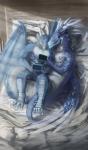 5_fingers anthro bed blue_eyes blue_wings cuddling duo electronics featureless_crotch fingers furniture game_console gaming horn hug lying male male/male membrane_(anatomy) membranous_wings nude smile tail wings yellow_eyes themefinland mythology nintendo nintendo_3ds nintendo_ds_family curus_keel visimar dragon mythological_creature mythological_scalie scalie 2016 hi_res