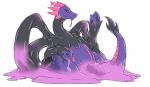 ambiguous_gender black_goo creepy feral goo_transformation head_hands simple_background solo tail transformation lizardman_(artist) mythology nintendo pokemon ditto_(pokemon) dragon generation_1_pokemon generation_5_pokemon goo_creature hydreigon mythological_creature mythological_scalie pokemon_(species) scalie digital_media_(artwork) full-length_portrait portrait