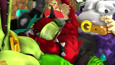 4_fingers 5_toes after_orgasm anal anal_penetration anthro belly bodily_fluids butt_slap claws clothing cum ejaculation feet fingers genital_fluids genitals gloves group group_sex handjob handwear horn humanoid_genitalia humanoid_penis male male/male manly masturbation musclegut muscular muscular_anthro muscular_arms muscular_male obese obese_anthro obese_male one_sided_climax orgasm overweight overweight_anthro overweight_male penetration penile penis public public_sex pull_out sex sex_after_cumming slap slightly_chubby slightly_chubby_male spanking sweat threesome thrusting toes trio trio_focus voyeur moonwulf sega sonic_the_hedgehog_(series) big_the_cat dodon_pa_(sonic) the_deadly_six vector_the_crocodile zavok canid canine crocodile crocodilian felid feline mammal monster raccoon_dog reptile scalie tanuki zeti 16:9 2025 3d_(artwork) 3d_animation animated digital_media_(artwork) hi_res huge_filesize long_playtime sound source_filmmaker_(artwork) widescreen