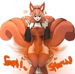 animal_ears anthro blush clothing earpick fart feces female hair heart_symbol leggings legwear multi_tail red_hair scatplay solo sound_effects tail toilet toilet_use floofykinkumiho nintendo pokemon generation_1_pokemon human mammal pokemon_(species) vulpix absurd_res hi_res