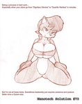 anthro big_breasts boots bottomless breasts cleavage clothed clothing dialogue female footwear huge_breasts kneeling looking_at_viewer seductive shoes skimpy solo spread_legs spreading text thick_thighs tight_clothing topwear under_boob vest wide_hips zipper norithics archie_comics sega sonic_the_hedgehog_(archie) sonic_the_hedgehog_(comics) sonic_the_hedgehog_(series) sally_acorn chipmunk ground_squirrel mammal rodent sciurid english_text traditional_media_(artwork)