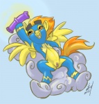 2012 atryl clitoris cloud dildo equine female feral friendship_is_magic mammal my_little_pony pegasus pussy sex_toy skinsuit smile solo spitfire_(mlp) wings wonderbolts_(mlp)
Rating: Explicit
Score: 7
User: Kholchev
Date: February 26, 2012