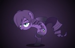 archive blue_eyes curled_hair cutie_mark dancing female fur gradient_background hair purple_body purple_fur purple_hair simple_background solo tail unimpressed zone hasbro my_little_pony earth_pony equid equine horse mammal pony 2d_animation adobe_animate_(artwork) animated digital_media_(artwork) motion_tweening short_playtime