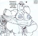 anthro belly big_breasts big_butt bodily_fluids breasts bulge butt clothed clothing cum duo erection erection_under_clothing female genital_fluids male nipples profanity sex slightly_chubby text thick_thighs young dxoz cartoon_network the_amazing_world_of_gumball gumball_watterson molly_collins dinosaur domestic_cat felid feline felis mammal prehistoric_species reptile sauropod sauropodomorph scalie english_text