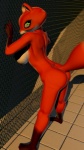 anthro breasts butt female green_eyes nipples nude orange_body presenting solo tail fennex brutal_paws_of_fury foxy_roxy canid canine fox mammal 3d_(artwork) 9:16 digital_media_(artwork) hi_res