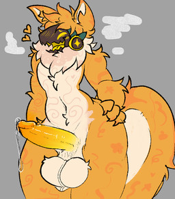 anthro balls big_balls big_penis blush bodily_fluids erection genital_fluids genitals huge_balls humanoid_genitalia humanoid_penis leaking_precum machine male nude penis precum precum_string solo thick_thighs tongue wide_hips yellow_blush yellow_mouth yellow_penis yellow_tongue fishtacosad armorless_protogen protogen
