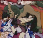 anal anal_orgasm animal_genitalia animal_penis anthro anus balls bed black_body blue_eyes bodily_fluids butt butt_stack cum cum_in_ass cum_inside cutie_mark doggystyle eager ejaculation equine_anus equine_genitalia equine_penis fangs feral fluffy fluffy_tail from_behind_position fur furniture genital_fluids genitals green_eyes green_hair group group_sex hair hands-free hooves horn looking_pleasured male male/male mystic_metal nervous_smile on_bed orgasm penis red_eyes sex snout stack stacked tail teeth threesome trio vein veiny_penis versatile white_body white_fur wings dzjz friendship_is_magic hasbro my_little_pony mythology fan_character mlp_oc oscuro(mlpoc) shining_armor_(mlp) bat_pony dragon equid equine horse humanoid kirin mammal mythological_creature mythological_equine mythological_scalie pegasus pony scalie unicorn hi_res source_request