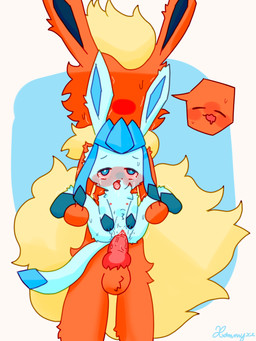 abdominal_bulge adult_on_young age_difference animal_genitalia animal_penis anthro anthrofied balls big_tail blue_background blue_body blue_ears blue_eyes blue_fur blue_inner_ear blue_tail blush bodily_fluids crying drooling duo eyes_closed female female_penetrated feral feral_penetrated flat_chested forced fur genital_fluids genitals leg_grab looking_pleasured male male/female male_penetrating male_penetrating_female neck_tuft nipples nude nude_anthro nude_female nude_male orange_body orange_ears orange_fur penetration penis pokemorph rape saliva sex simple_background size_difference smaller_penetrated standing sweat tail tears tongue tongue_out tuft vaginal vaginal_fluids vaginal_penetration white_background yellow_body yellow_fur yellow_tail young young_anthro young_female younger_penetrated conditional_dnp xammyxx nintendo pokemon eeveelution flareon generation_1_pokemon generation_4_pokemon glaceon pokemon_(species) 2025 3:4 absurd_res digital_media_(artwork) hi_res ibispaint_(artwork) shaded signature watermark