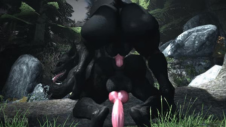 anal anal_penetration animal_genitalia animal_penis anthro balls big_balls big_butt big_penis bouncing_butt bouncing_penis butt canine_genitalia canine_penis duo erection from_behind_position genitals huge_penis knot male male/male male_on_anthro male_penetrated male_penetrating male_penetrating_male outside outside_sex penetration penile penile_penetration penis penis_in_ass sex rayhuma bethesda_game_studios microsoft mythology skyrim the_elder_scrolls skyrim_werewolf canid canine mammal mythological_canine mythological_creature werecanid werecanine werecreature werewolf 3d_(artwork) 3d_animation animated digital_media_(artwork) loop no_sound short_playtime source_filmmaker_(artwork) video
