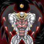 anthro aura black_body evil_grin gold_(metal) grey_body griseous_core male multicolored_body muscular muscular_anthro muscular_male pokemorph red_body sky smile solo spikes star starry_sky tattoo text two_tone_body wings ryuni nintendo pokemon altered_forme_giratina generation_2_pokemon generation_4_pokemon giratina legendary_pokemon pokemon_(species) unown_(pokemon) unown_a unown_g unown_i unown_n unown_r unown_t 1:1 absurd_res character_cipher hi_res translated unown_text