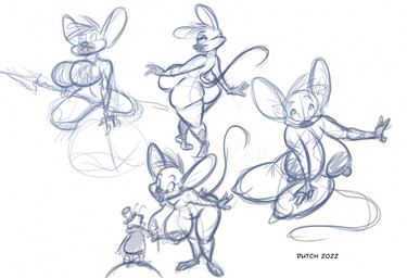 antennae_(anatomy) anthro areola big_breasts breasts buckteeth butt clothed clothed_male clothing duo female floating_eyebrows hat headgear headwear huge_breasts male melee_weapon nipples nude polearm spear teeth thick_thighs top_hat weapon dutch_(artist) almond_(dutch) arthropod cricket insect mammal mouse murid murine orthopterid rodent siamese_mouse 2022 digital_media_(artwork) sketch