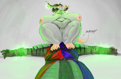5_toes anthro areola armor belly big_breasts big_butt breasts breasts_apart butt clothed clothed/nude clothing duo facesitting feet female genitals horn huge_breasts huge_butt male male/female navel nipples nude overweight overweight_anthro overweight_female sagging_breasts shortstack sitting_on_another thick_thighs toes vulva wide_hips doctordj warhammer_(franchise) human mammal murid murine rat rodent skaven hi_res