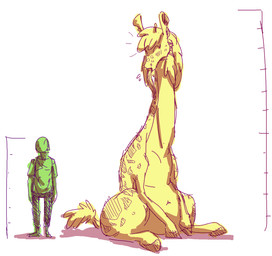 anthro bodily_fluids chart duo eyes_closed female feral happy larger_feral long_tongue male navel nervous size_chart size_difference slightly_chubby smaller_human sweat tail tail_tuft tongue tuft wide_hips nobby_(artist) annabelle_(madmax) anon giraffe giraffid human mammal aliasing binary_drawing digital_drawing_(artwork) digital_media_(artwork) hi_res