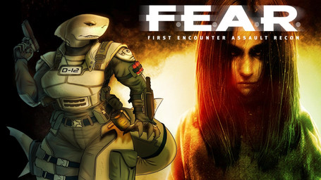 anthro belt big_breasts black_sclera breasts bulletproof_vest claws clothing female fin gloves gun handwear knife knife_sheath military_uniform muscular muscular_anthro muscular_female non-mammal_breasts pouches ranged_weapon shark_tail solo solo_focus tactical_gear teeth uniform weapon ech0shark third-party_edit f.e.a.r. alma_wade aquatic fish shark 16:9 hi_res widescreen