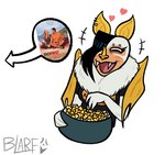 alternative_fashion anthro blush fangs female food happy heart_symbol popcorn punk solo teeth watching_movie wings blarf022 vranda_von_bat_(blarf022) bat honduran_white_bat leaf-nosed_bat mammal microbat yangochiropteran 2023 hi_res