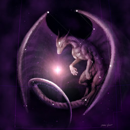 4_toes 5_fingers ambiguous_gender feet feral fingers horn purple_body solo tail toes wings dark_violet mythology dragon mythological_creature mythological_scalie scalie 1:1 2025 absurd_res digital_drawing_(artwork) digital_media_(artwork) hi_res