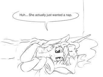 duo female feral horn text silfoe friendship_is_magic hasbro my_little_pony mythology princess_luna_(mlp) twilight_sparkle_(mlp) equid equine mammal mythological_creature mythological_equine unicorn 2015 4:3 english_text hi_res monochrome